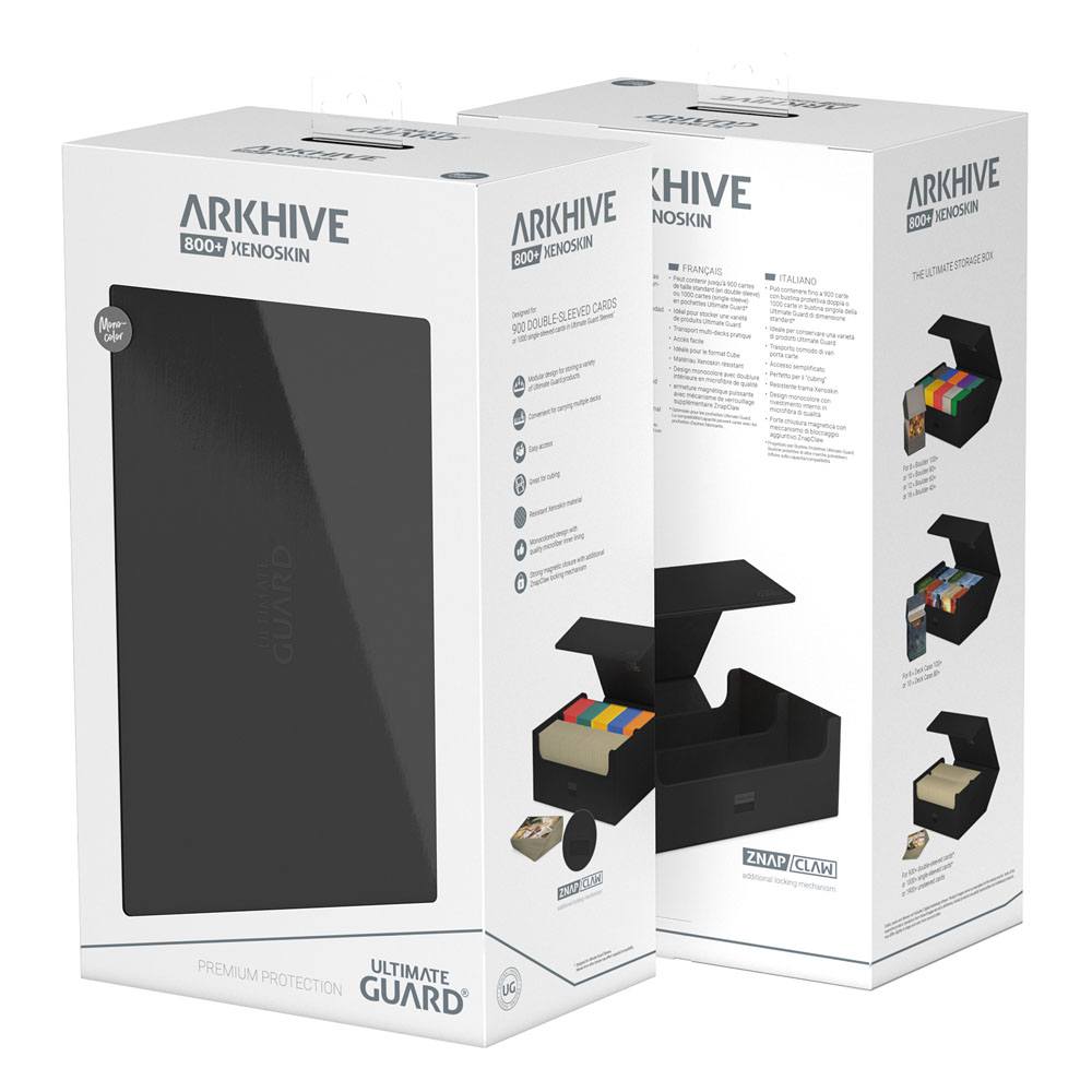 Ultimate Guard Arkhive 800+ Xenoskin - zwart