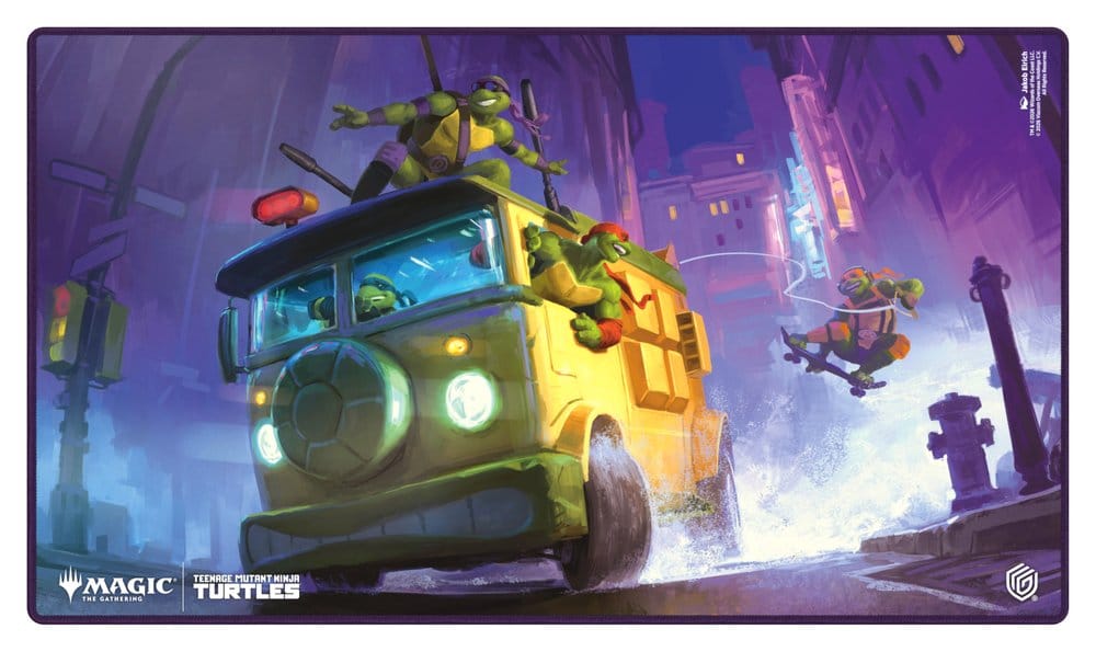 Ultimate Guard speelmat Magic: The Gathering | Teenage Mutant Ninja Turtles - Zwart Ongewoon