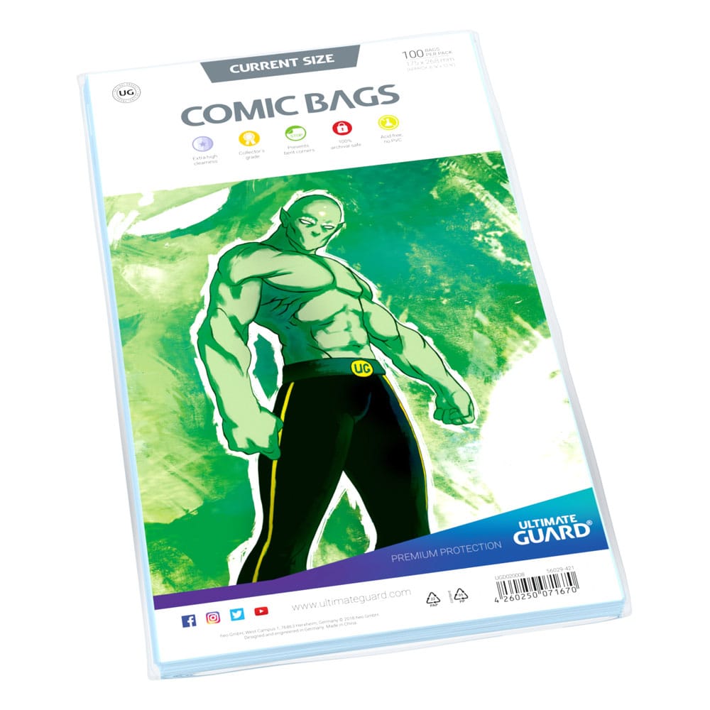 Ultimate Guard Comic Bags Standard (100) - Huidige maat