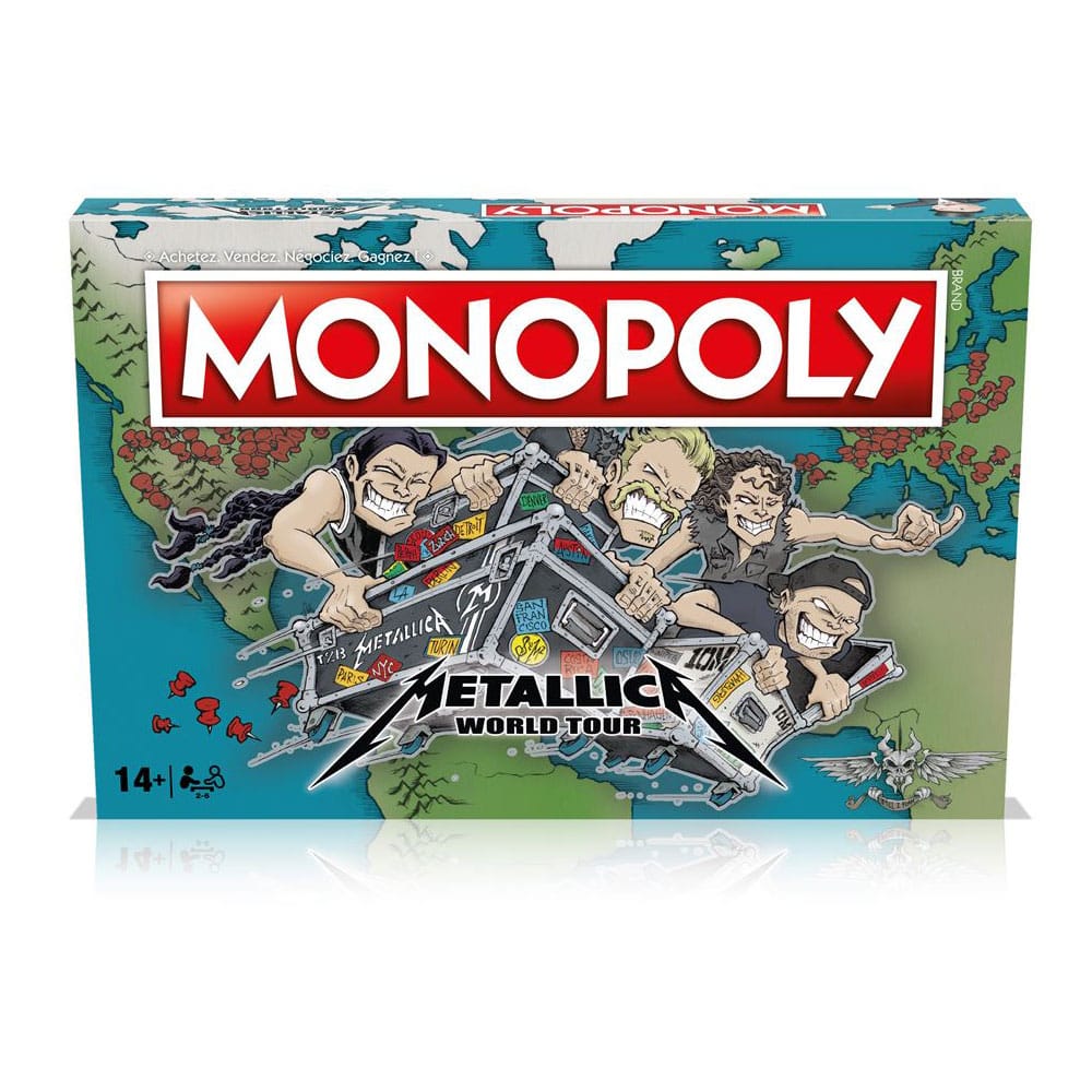 Metallica Monopoly Metallica World Tour *Franse versie *