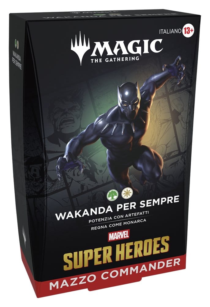 Magic the Gathering Marvel Super Heroes Commander Decks Case (4) Italiaans