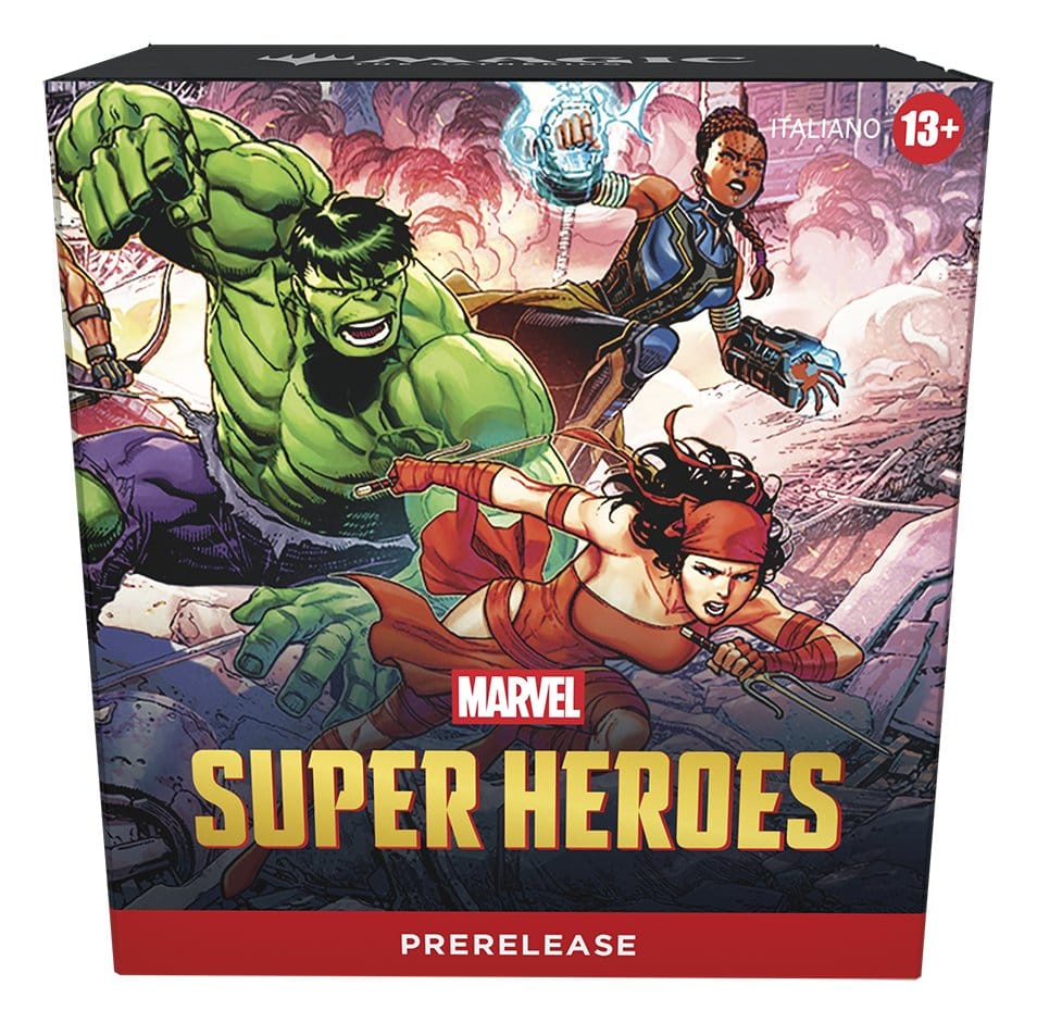 Magic the Gathering Marvel Super Heroes Prerelease Packs Case (15) Italiaans
