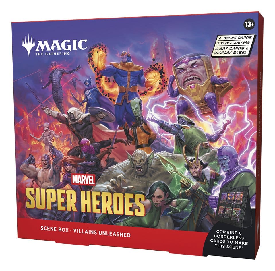 Magic the Gathering Marvel Super Heroes Scene Box Display (4) Engels