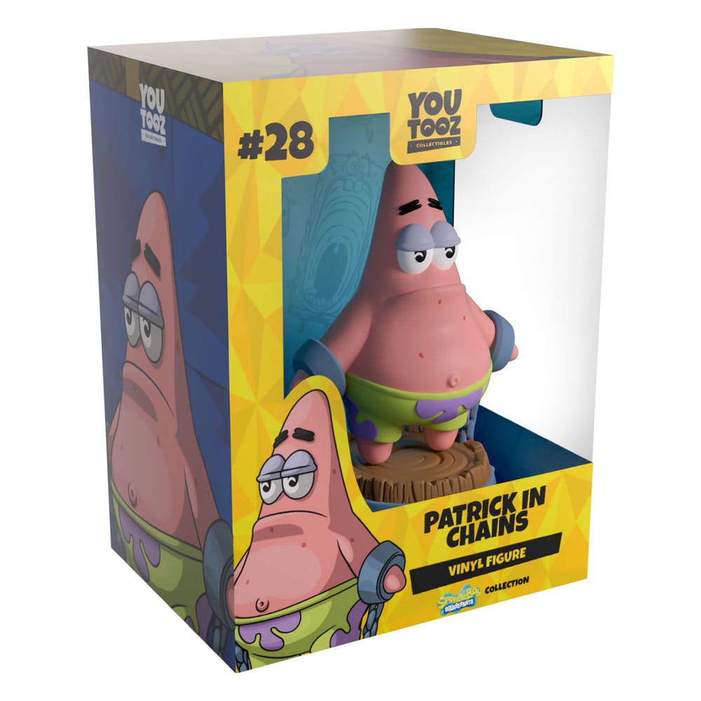 SpongeBob SquarePants vinylfiguur Patrick in kettingen 13 cm
