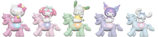 Sanrio Equestrian Series Minifiguren Hello Kitty en Vrienden 5 cm Blind Box Display (12)