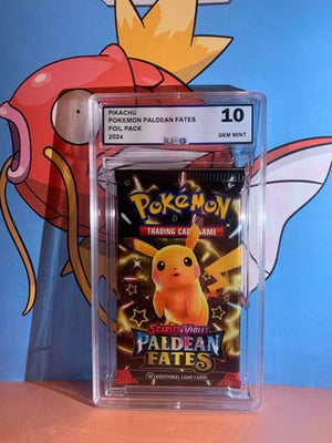 Pikachu Paldean Fates Booster Pack UCG 10 Gem Mint