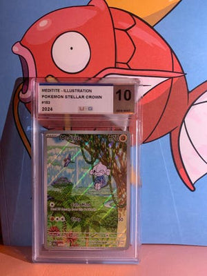 Medite Illustratie Pokémon Stellar Crown UCG 10 Gem Mint