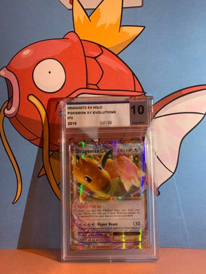 Dragonite EX Holo #72 Pokemon XY Evolutions UCG 10 Gem Mint