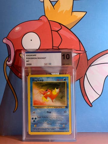 Magikarp Pokémon Rocket #47 UCG 10 Gem Mint