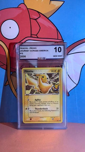 Pikachu Promo Reis door Amerika 2006 UCG 10 GEM MINT
