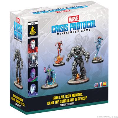 Marvel CP Iron Lad, Iron Monger, Kang de Veroveraar