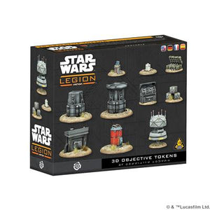 Star Wars Legion 3D -objectieve tokens