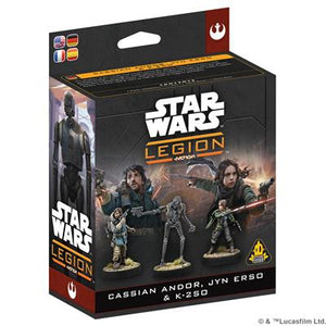 Star Wars Legioen Cassian Andor, Jyn Erso & K-2SO
