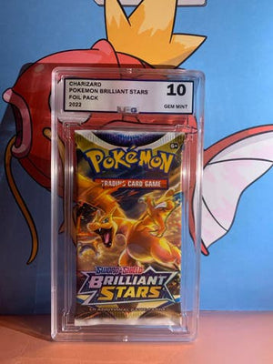 Charizard Brilliant Stars Foliepakket - UCG 10 Gem Mint