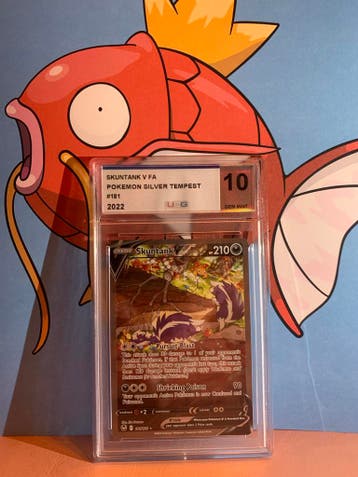 Skuntank V FA Pokemon Silver Tempest PSA 10 Gem Mint
