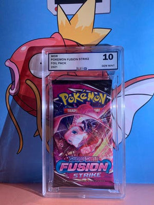 Pokémon Fusion Strike Mew Foil Pack UCG 10 Gem Mint