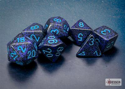 Dobbelsteenset Spec Poly Cobalt (7)