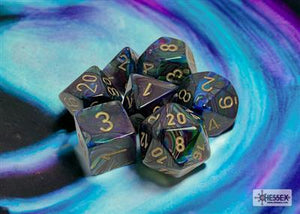 Dobbelsteenset Lust Poly Shadow-Gold (7)
