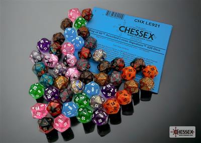 Dobbelstenen Mini Polyhedraal Los Assorti D10 3e (50)