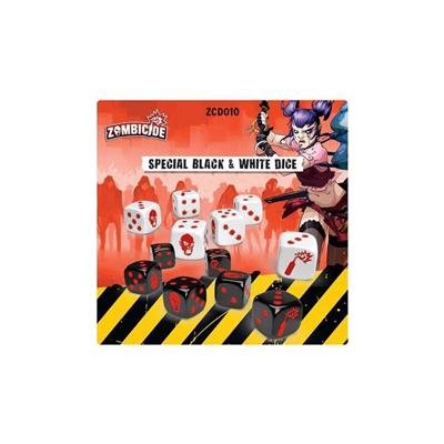 Zombicide 2e editie Speciale zwart-witte dobbelstenen