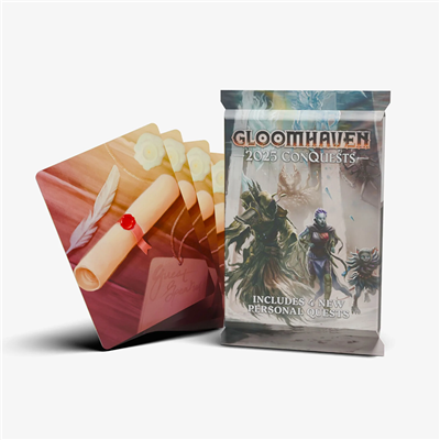 Gloomhaven 2025 Conquest-promotiepakket