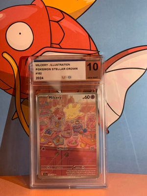Milcery Illustratie Pokémon Stellar Crown #162 UCC 10 GEM MI