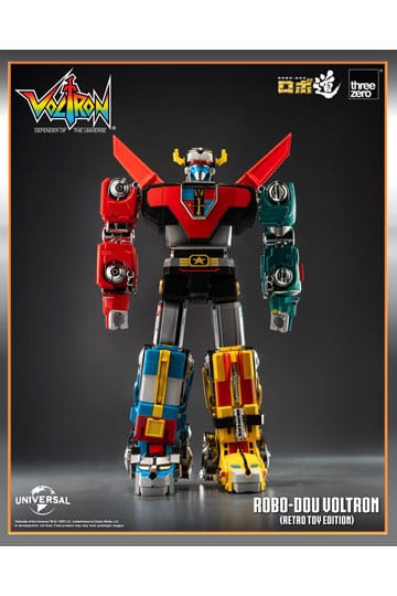 Voltron: Defender of the Universe Robo-Dou actiefiguur Voltron Retro Toy Edition 27 cm