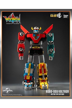 Voltron: Defender of the Universe Robo-Dou actiefiguur Voltron Retro Toy Edition 27 cm
