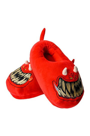 Warhammer 40.000 pantoffels rode Squig-pantoffels (één maat)