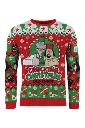 Wallace & Gromit Kersttrui Cracking Christmas Old Chum!