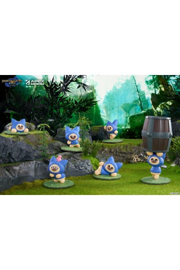Monster Hunter Rise Trading-figuur 6-pack Felyne Cat