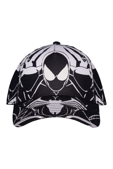 Spider-Man honkbal zwart-wit all-over print