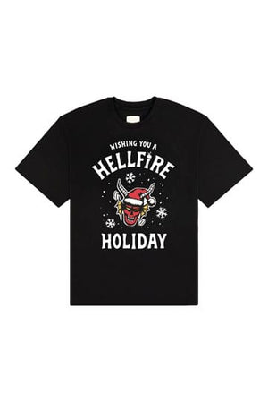 Stranger Things T-shirt Ik wens je een Hellfire-vakantie