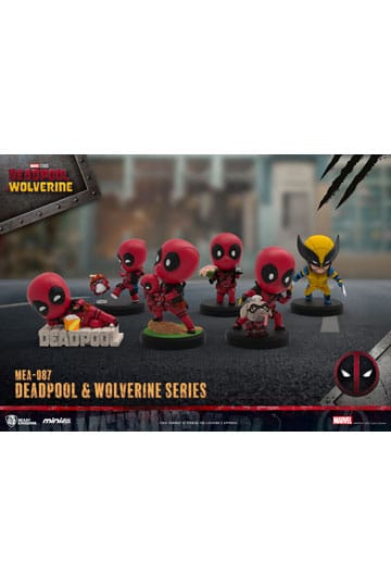 Deadpool 3 Deadpool & Wolverine -serie Mini Egg Attack -figuren 8 cm