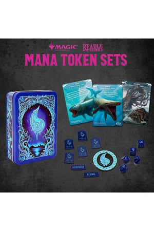 Magic The Gathering Dice and Token Pack Blue Mana