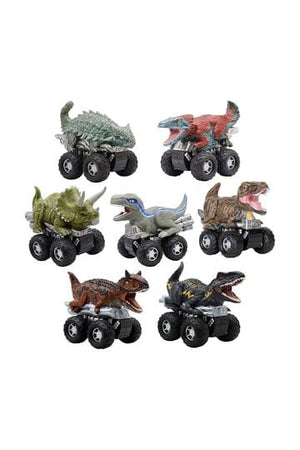 Jurassic World Zoom Riders-voertuig met actiefigurenassortiment (24)