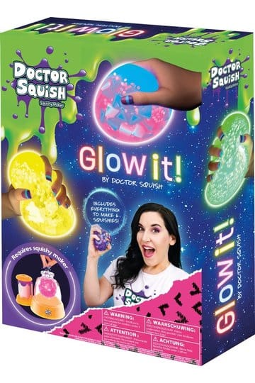 Doctor Squish Squishy Glow it Navulverpakking