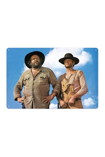 Bud Spencer & Terence Hill Tin Bord Blauwe Hemel 20 x 30 cm