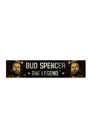 Bud Spencer tin teken met magneet de legende 16 x 3,5 cm