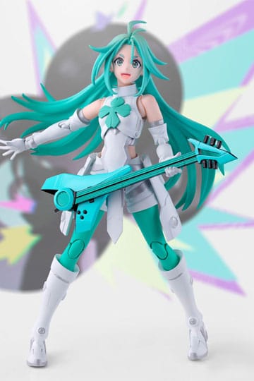 Om Held X S.H. te zijn Figuarts Actiefiguur Lucky Cyaan 15 cm