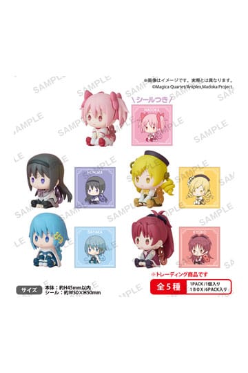 Puella Magi Madoka Magica Petatto Clockwork PVC-figuren 5 cm assortiment (6)