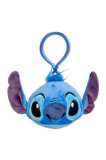 Lilo & Stitch pluche sleutelhanger Stitch's gezicht 11 cm