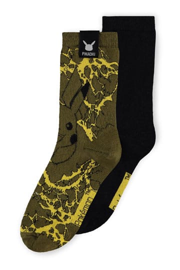 Pokemon Socks 2-Pack Pikachu 39-42