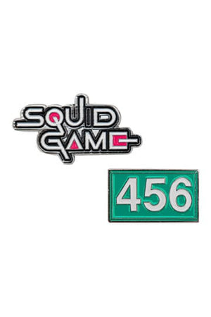 Squid Game Pins 2-Pack Squid Game & Player 456