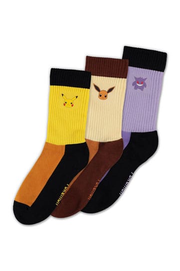 Pokémon Socks 3-pack starter Pokémon 39-42