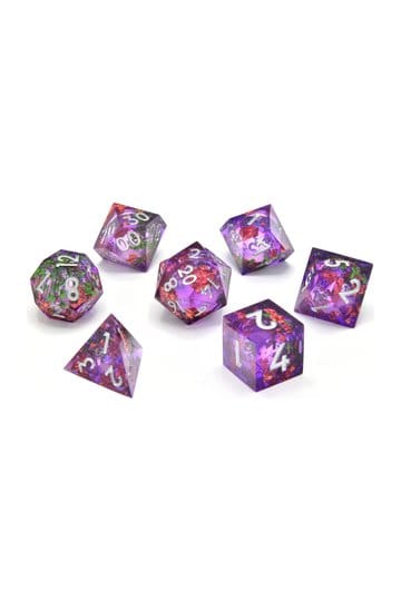 CritStones Dobbelstenenset met vloeibare kern Herbalist's Dream (7)