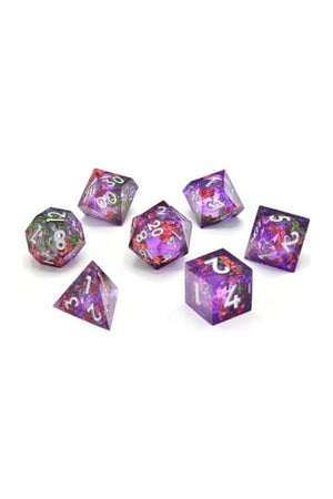 CritStones Dobbelstenenset met vloeibare kern Herbalist's Dream (7)