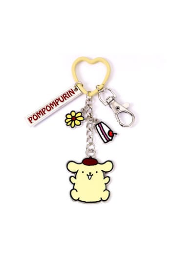 Hello Kitty sleutelhanger met Pompompurin bedels 15 cm