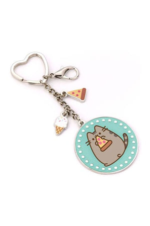 Pushen Keychain Blue Pizza