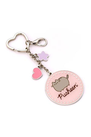 Pushee sleutelhanger roze naam
